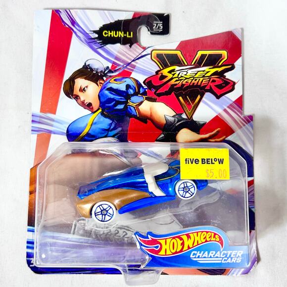 Hot Wheels Carded Lot Of 2 Street Fighter Ryu Chun-Li 2019 Toy Cars New (V) - Picture 2 of 5